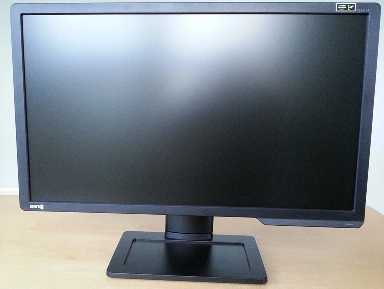 Front of the monitor