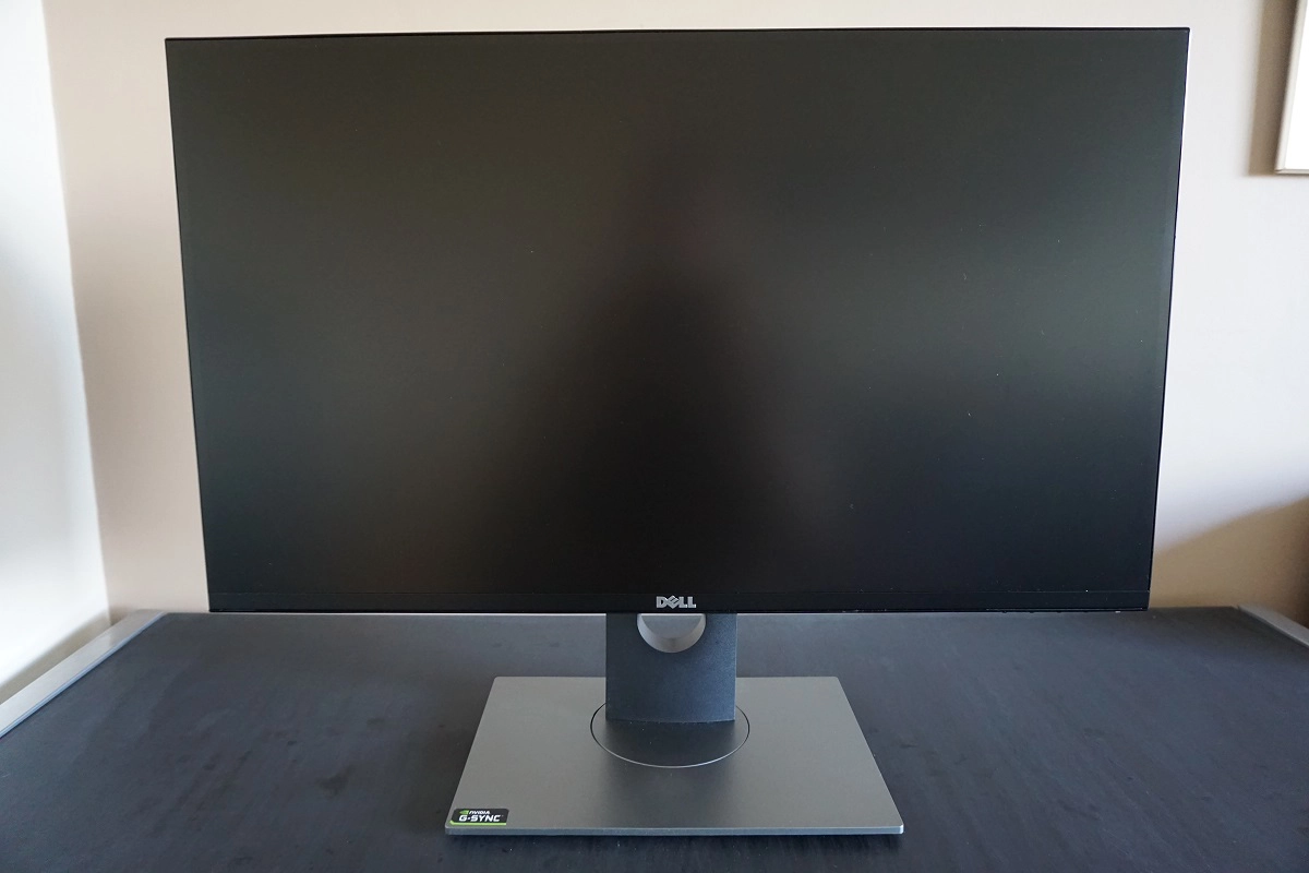 Dell S2716DG, showing the stand used on the 'H' model