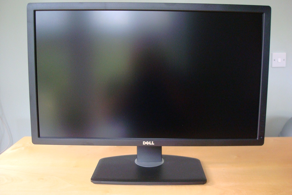 The front of the monitor