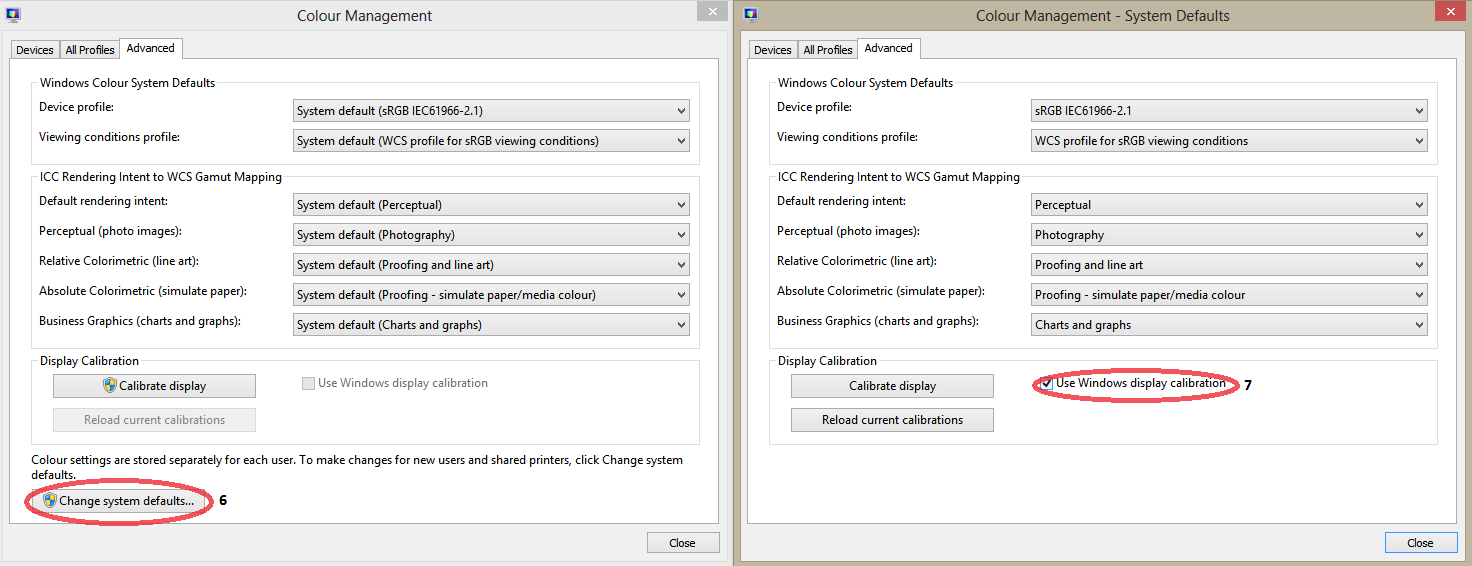 System default user. Профиль для условий просмотра ICC. Default System. Цветовая система Windows (WCS). Состав и сигнатуры профиля ICC.