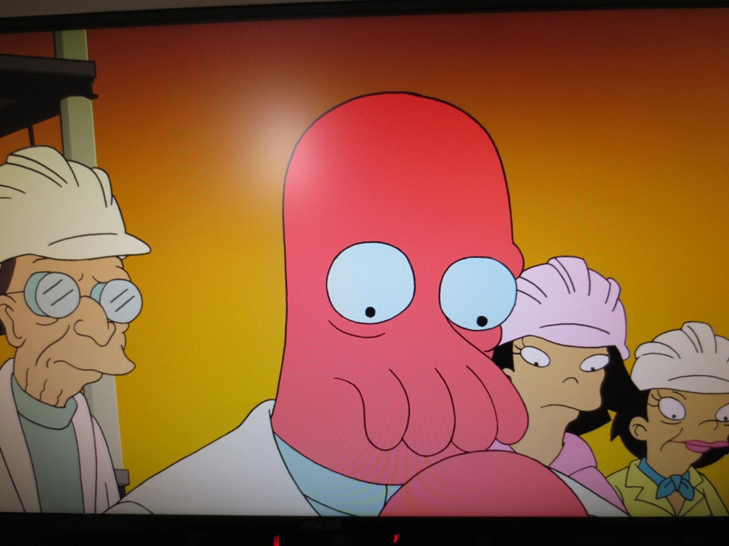 Colour shift on Dr Zoidberg