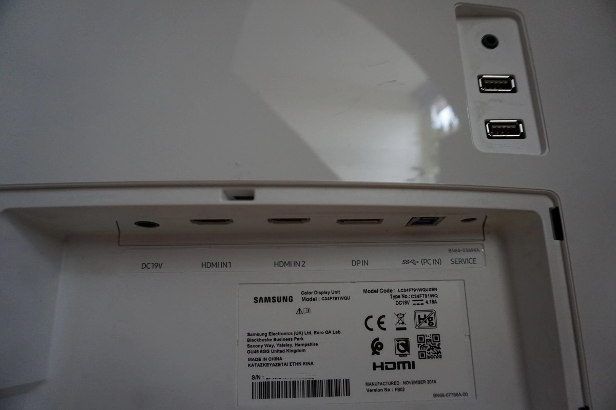 Samsung - C34F791WQ - Ecran PC Incurvé ultra-large - Dalle VA - 34