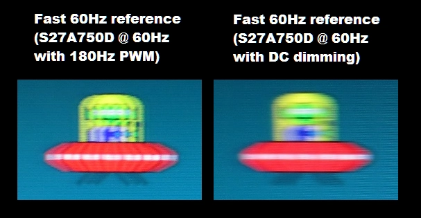 180Hz PWM artifacts