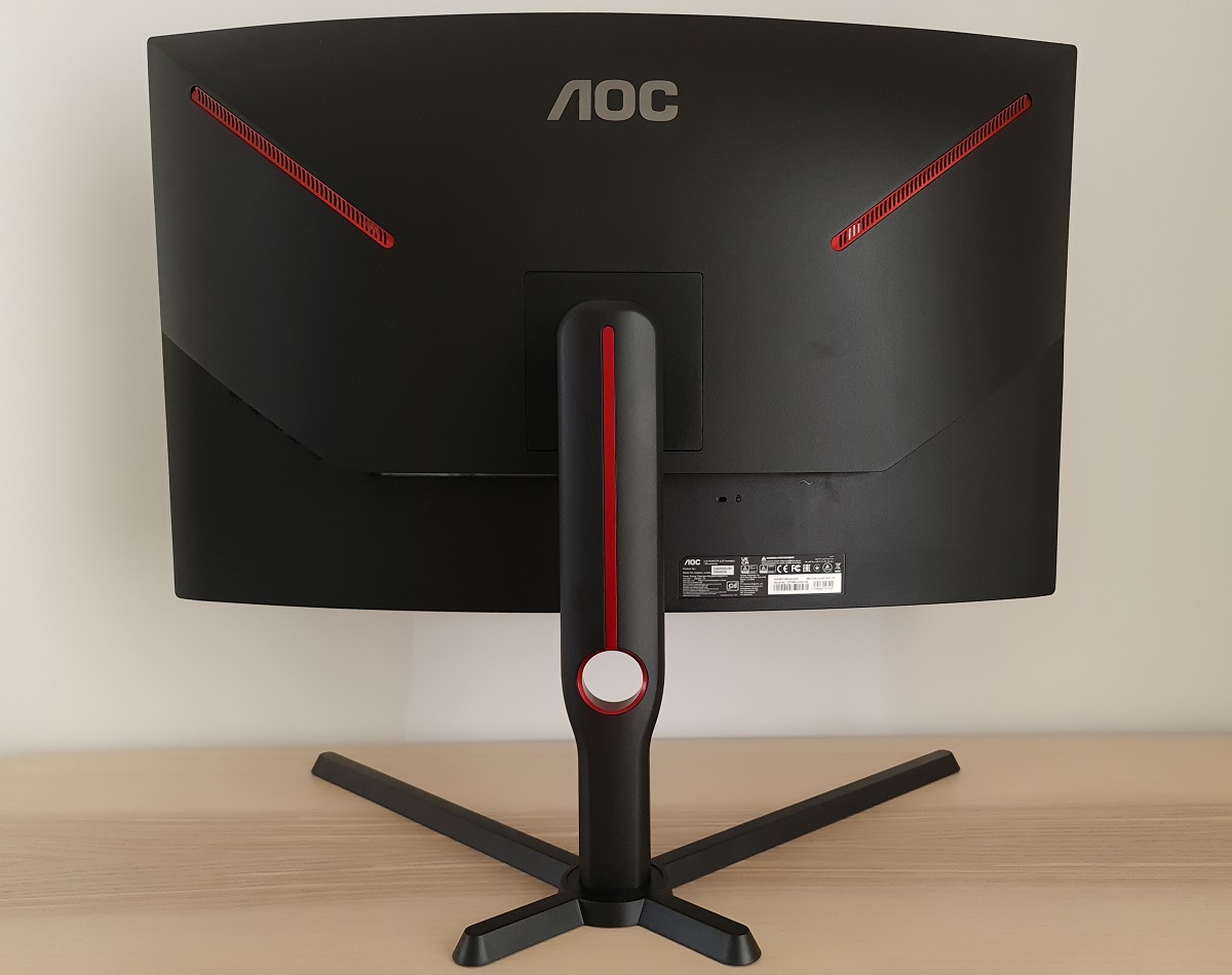 AOC GAMING CQ27G3S Frameless Curved Gaming Monitor, QHD 2K 2560x1440, 1000R  VA, 165Hz 1ms, FreeSync Premium ,Black