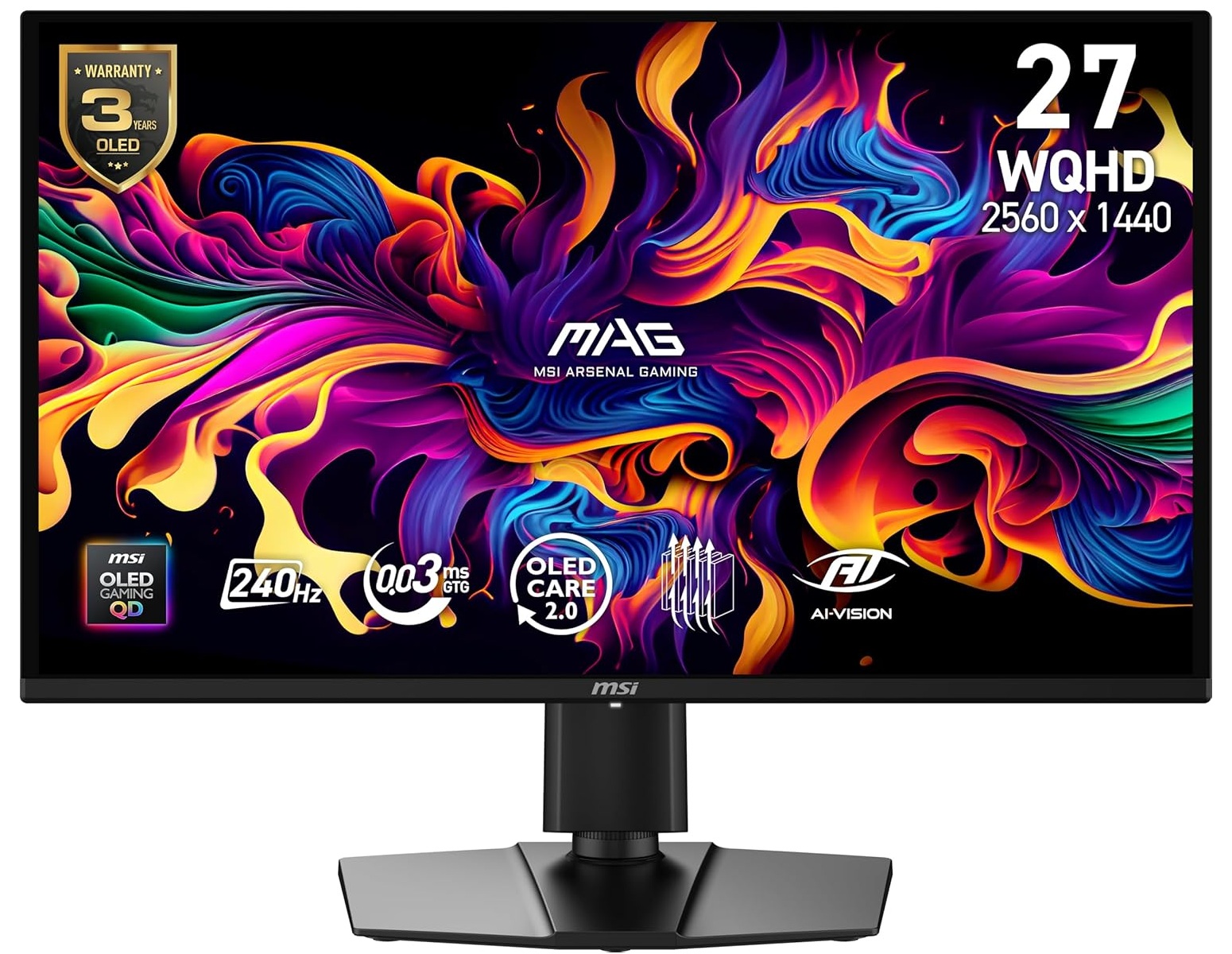 MSI MAG 274QP QD-OLED X24 with 240Hz QHD panel - PC Monitors