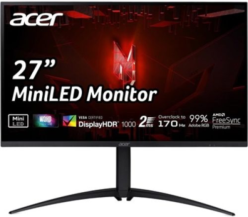 Acer Nitro XV275U P3 – Budget 170Hz QHD Mini LED VA