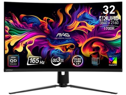 MSI MAG 321CUP QD-OLED with 165Hz 4K UHD panel