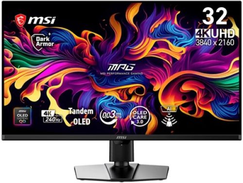 MSI MPG 322UR QD-OLED X24 with 240Hz 4K UHD panel