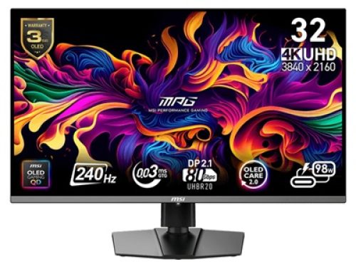 MSI MPG 322URX QD-OLED 240Hz 4K with DP 2.1