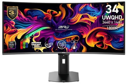 MSI MPG 341CQR QD-OLED X36 360Hz Ultrawide